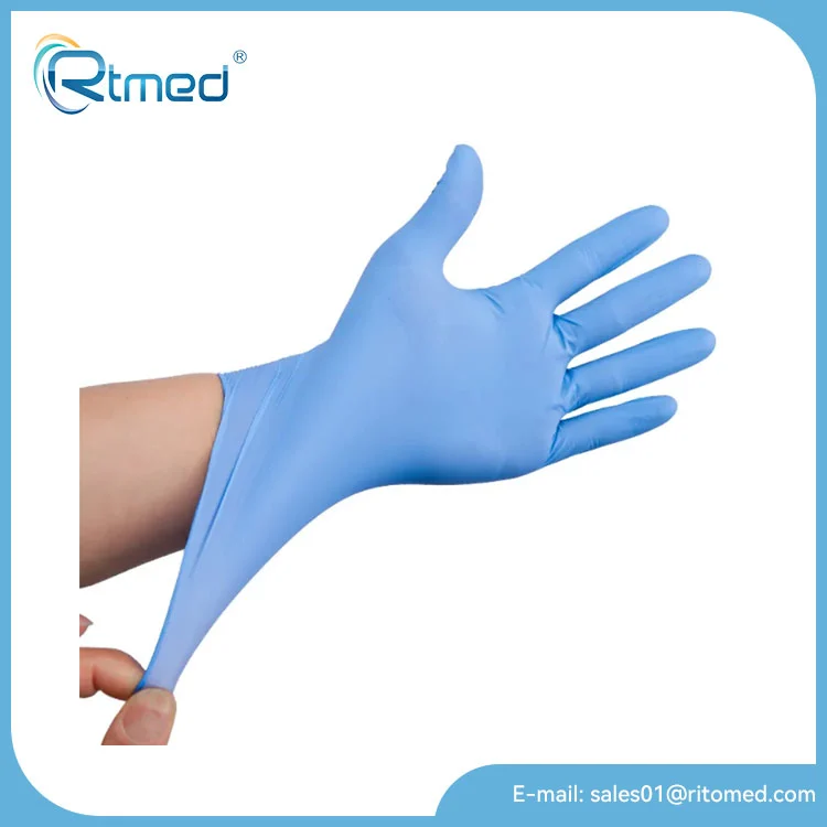 Guanti da esame nitrile